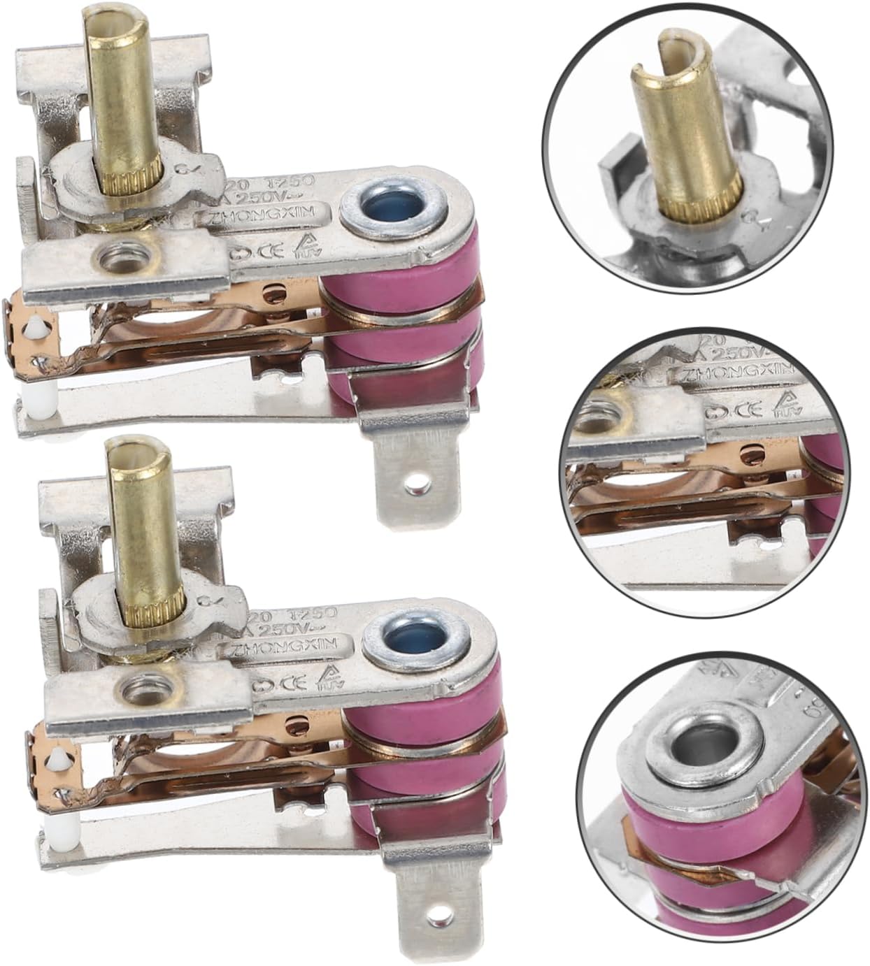 2pcs Electric Heater Temperature Control Regulator Adjustable Thermostat Suitable for Oil-filled Radiators and Electric Heating Equipment Safety Features and Quick Heating - Image 8